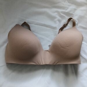 Pink Victoria's Secret Bra Women 36DD Nude Comfort Intimate Wireless Y2K
